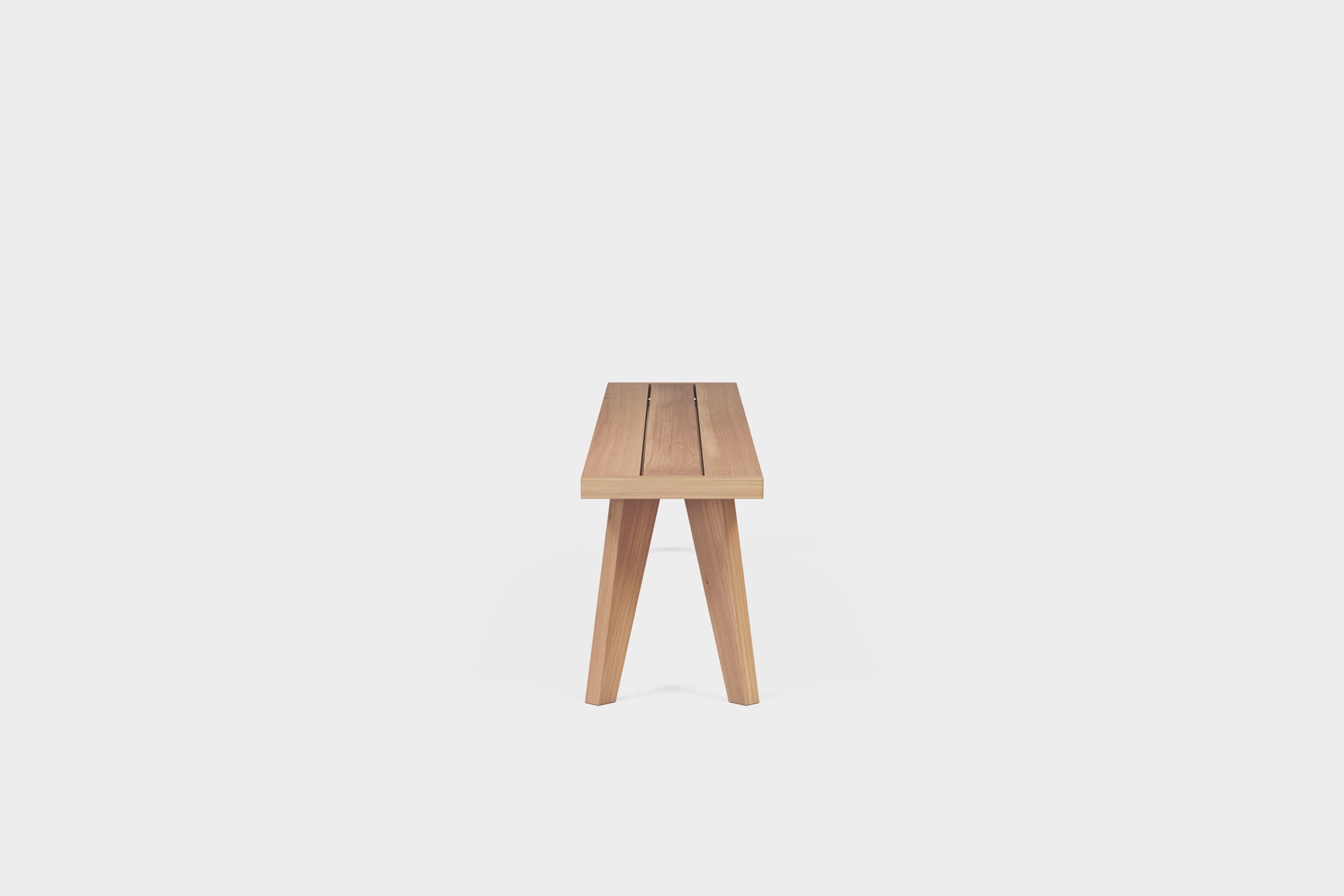 Amber | Outdoor Sitzbank aus Eiche