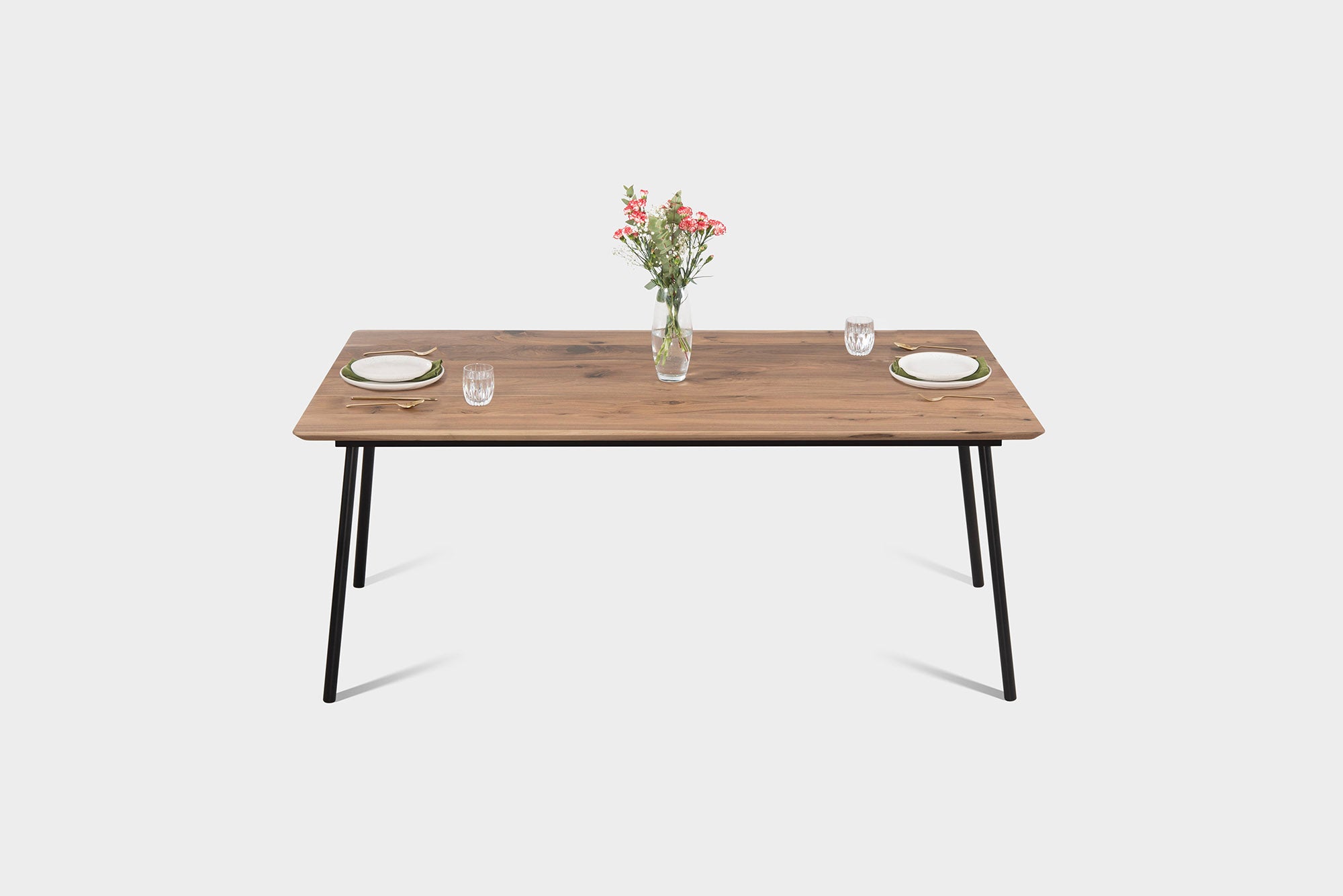 Tischplatte | Nussbaum | 160 x 80 x 3 cm | B96 Lagerbestand