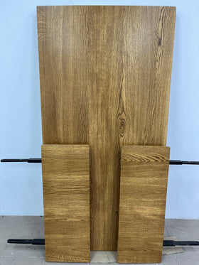 MARTA S | Ausziehbarer Tisch aus Eiche | 160 - 220 x 80 x 3 cm | B74 Lagerbestand image 6