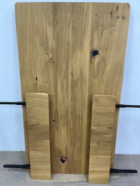 MARTA | Ausziehbarer Tisch aus Eiche | 160 - 200 x 80 x 3 cm | B75 Lagerbestand image 6