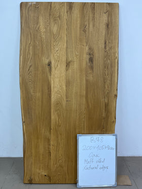 Tischplatte | Eiche | 200 x 105 x 4 cm | B78 Lagerbestand image 6