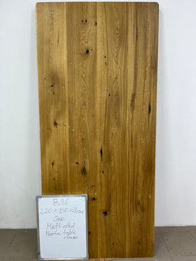 MARTA | Tisch aus Eiche | 220 x 100 x 3 cm | B86 Lagerbestand image 5