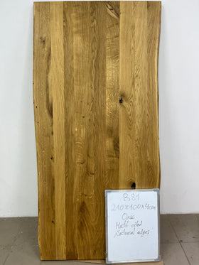 Tischplatte | Eiche | 210 x 100 x 4 cm | B81 Lagerbestand image 6