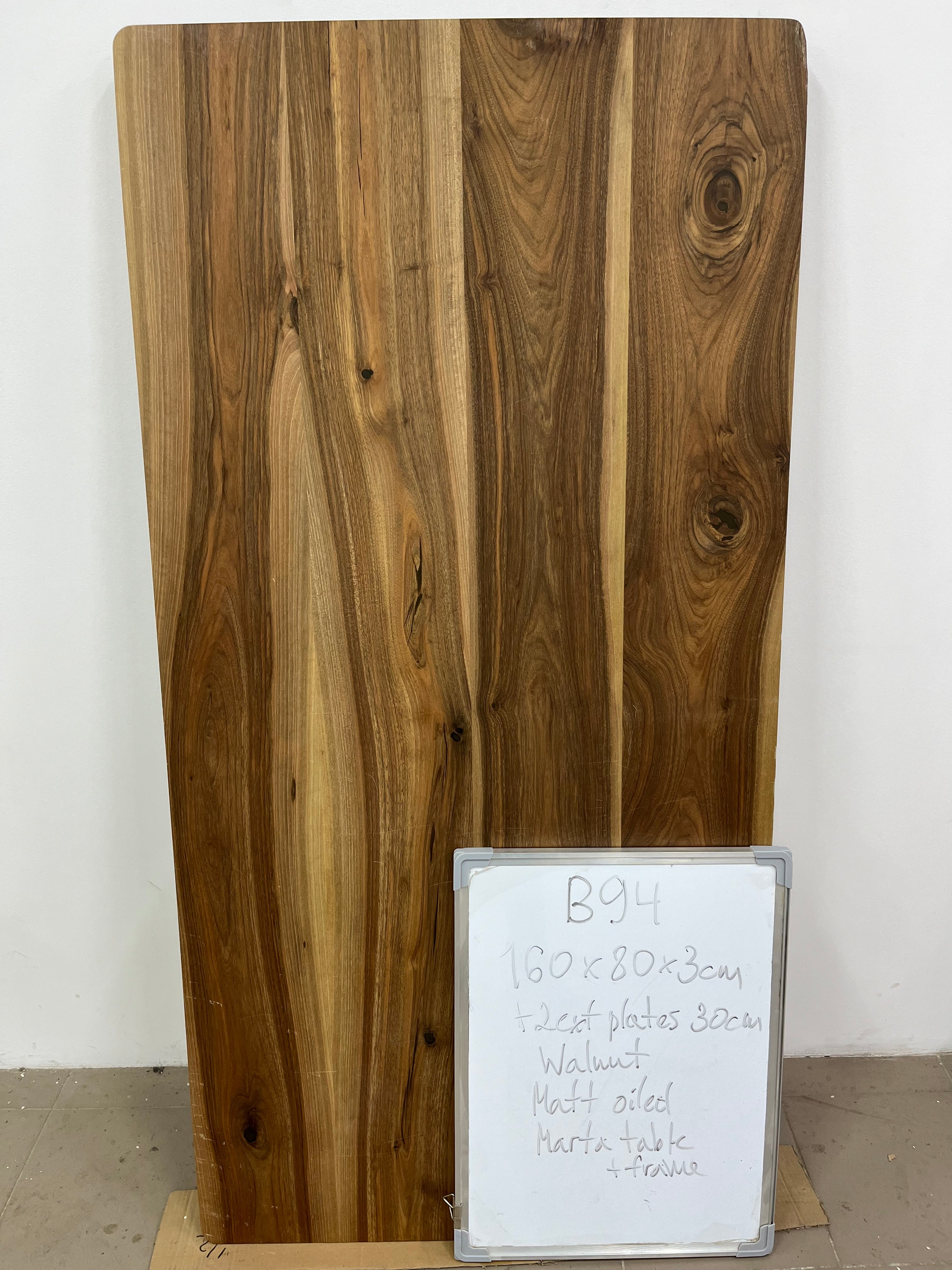 MARTA Ausziehbarer Tisch | Nussbaum | 160 - 220 x 80 x 3 cm | B94 Lagerverkauf