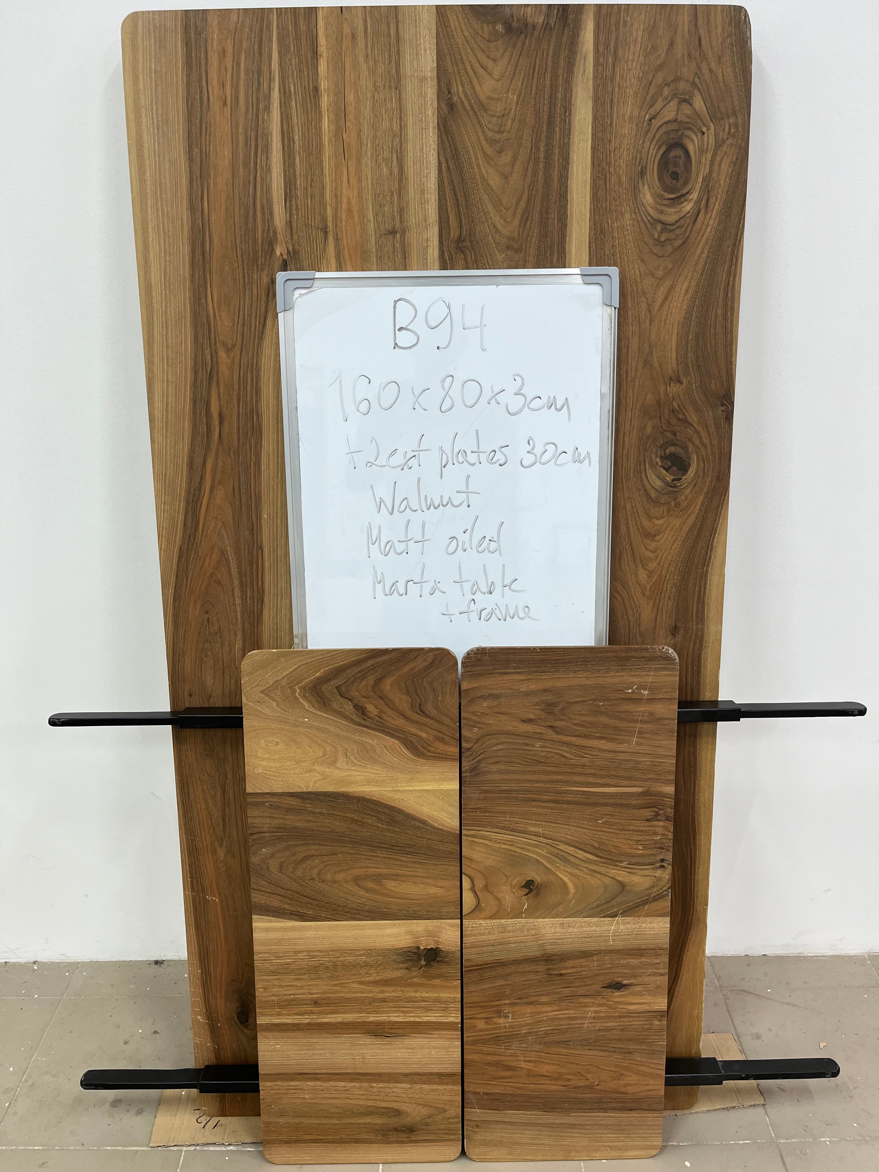 MARTA Ausziehbarer Tisch | Nussbaum | 160 - 220 x 80 x 3 cm | B94 Lagerverkauf