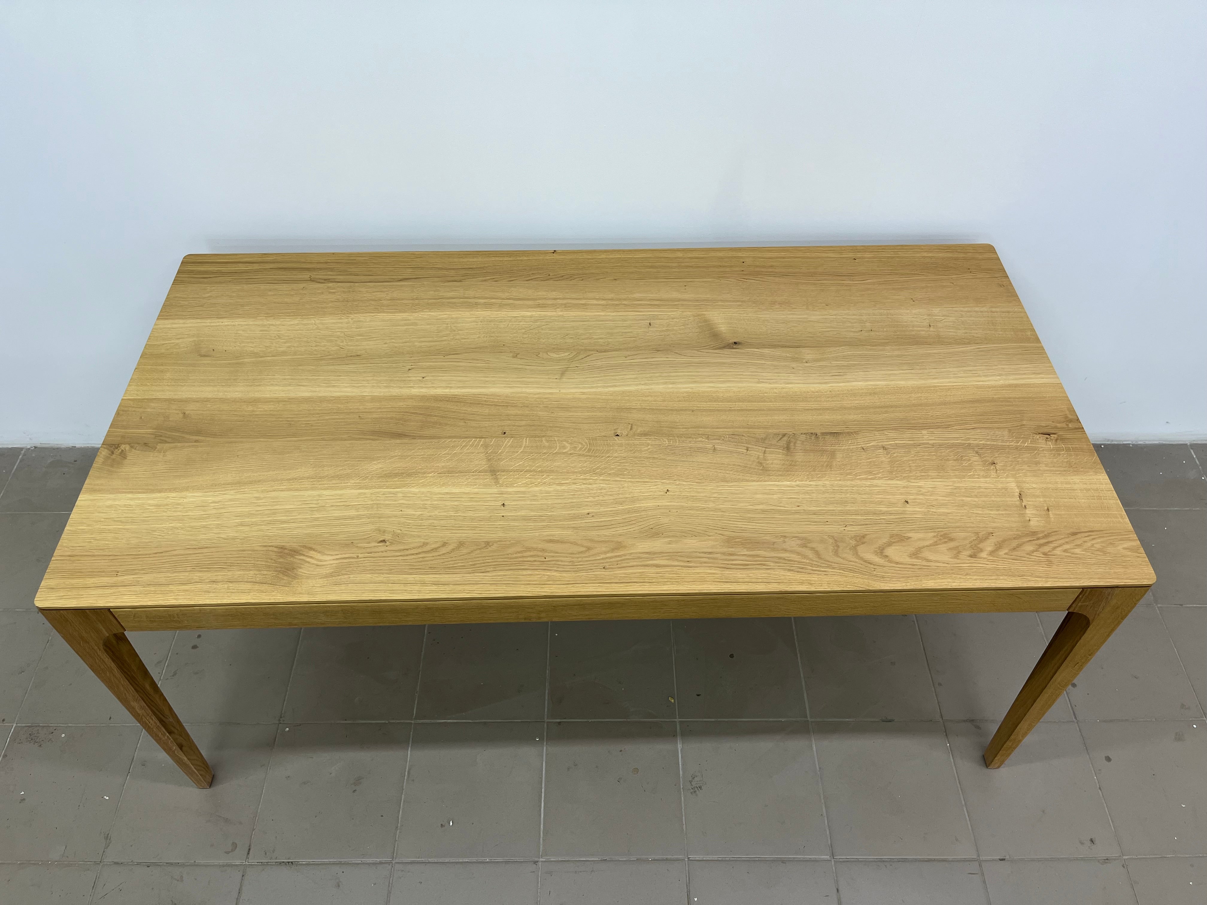 CAROLINA | Tisch aus Eiche | 180 x 90 x 2 cm | B39 Lagerbestand