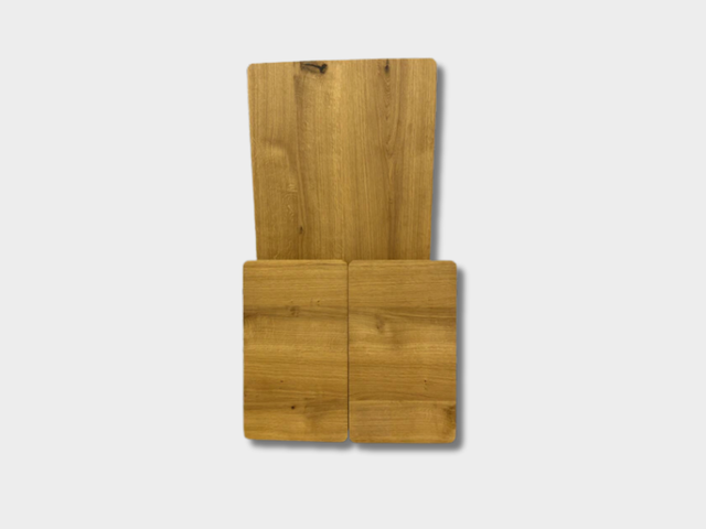 MARTA | Ausziehbarer Tisch aus Eiche | 120 x 60 x 3 cm | B15 Lagerbestand
