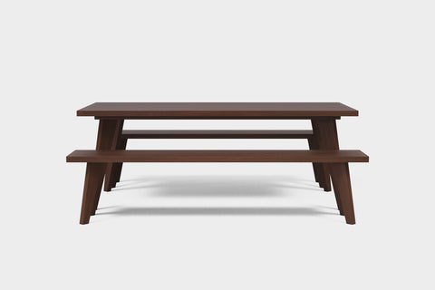 AMBER | Outdoor Essgruppe aus geräucherter Esche