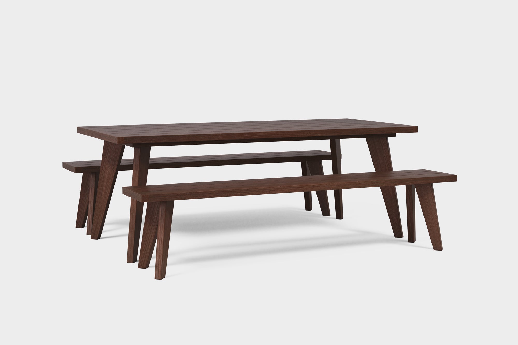 AMBER | Outdoor Essgruppe aus geräucherter Esche