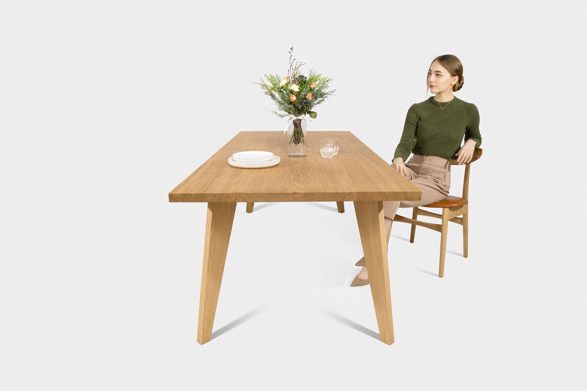 Handmade Table And Extendable Dining Table In Oak Or Walnut | AMBER Table-Hardman Design