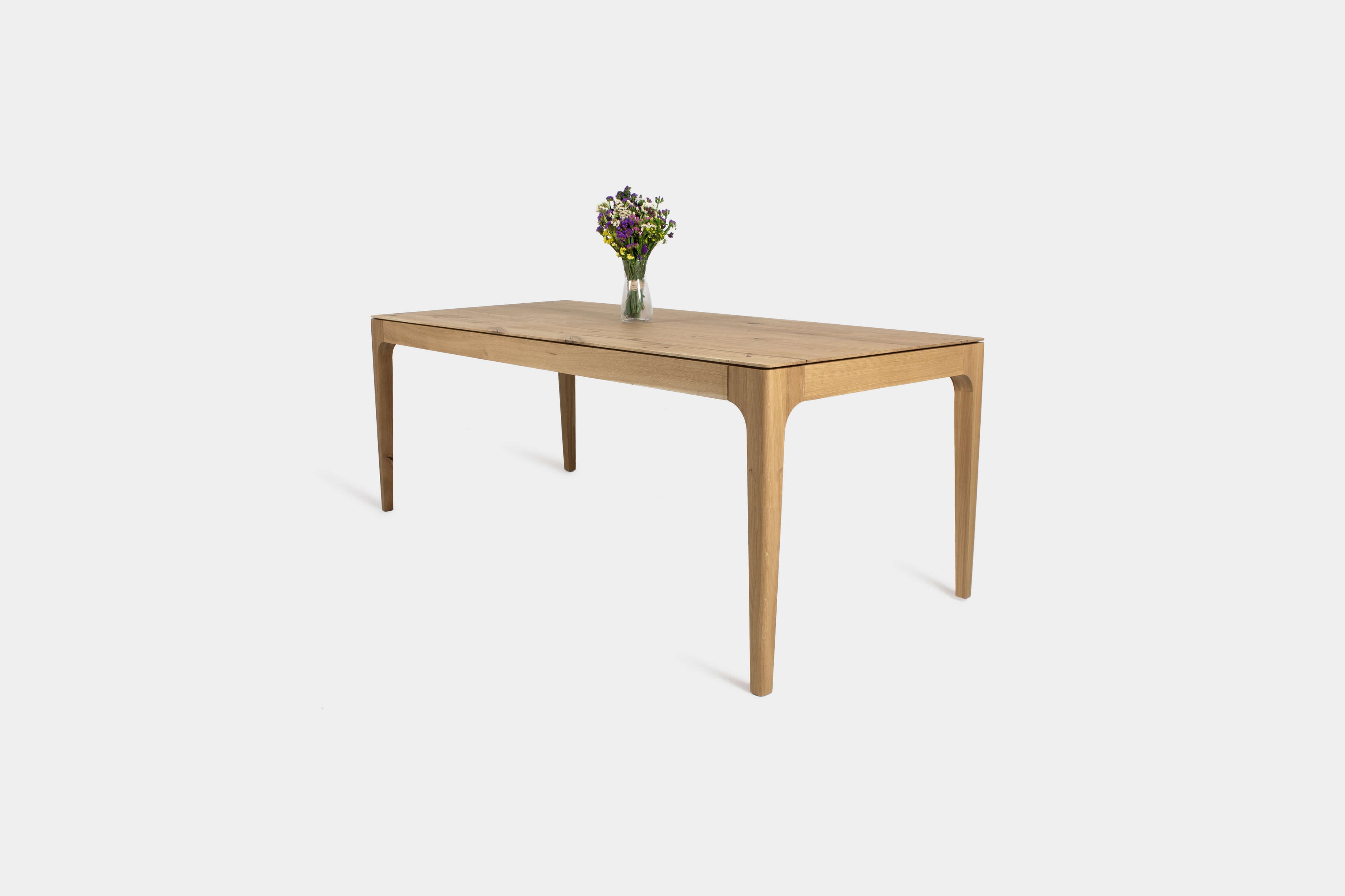 Bespoke Oak Dining Table | CAROLINA Dining Table-Hardman Design